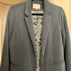 Skies Are Blue Dusty Blue Blazer